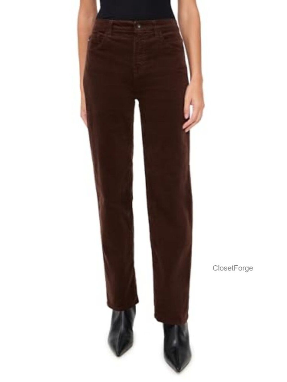 AG Brinley Mid Rise Straight Corduroy Pants